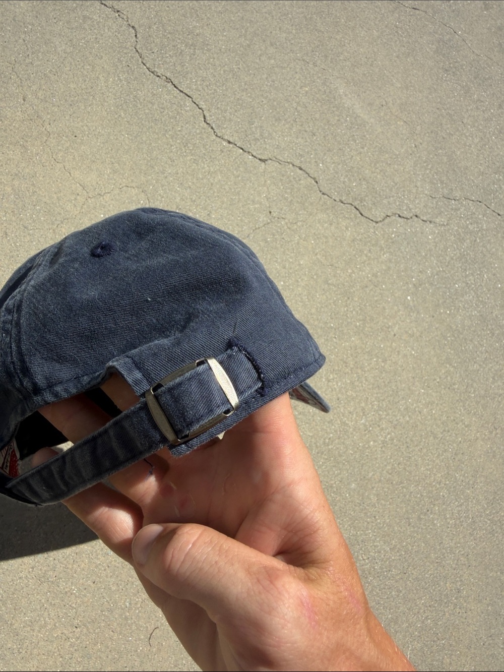 Vintage New York Yankees Navy Distressed Baseball Cap - Picture 3 of 6